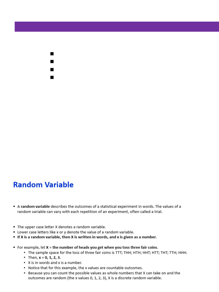 BS-04. Discrete Random Variables | PDF | Probability Distribution ...