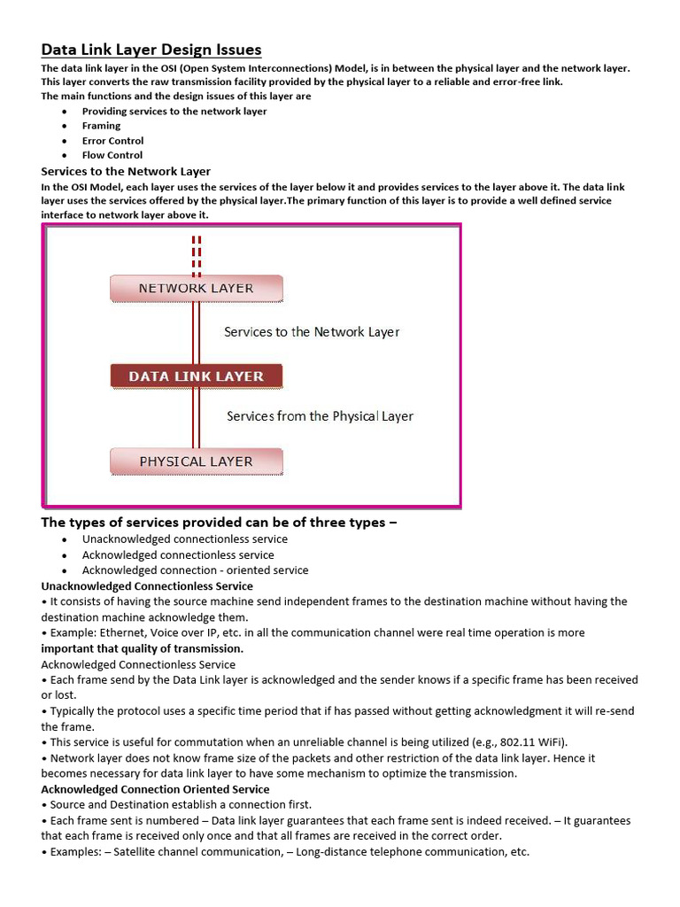 Unit-3 Data Link Layer | PDF | Wireless Lan | Computer Network