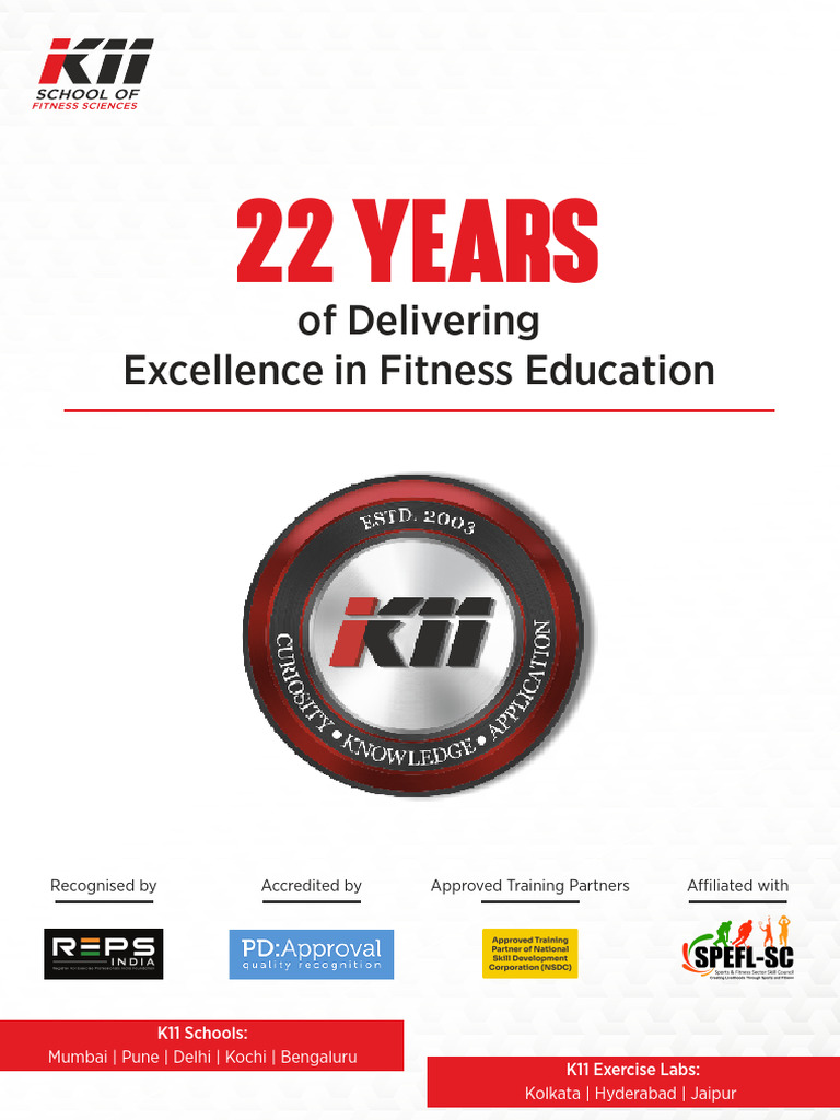 K11 Prospectus | PDF | Personal Trainer | Dietary Supplements