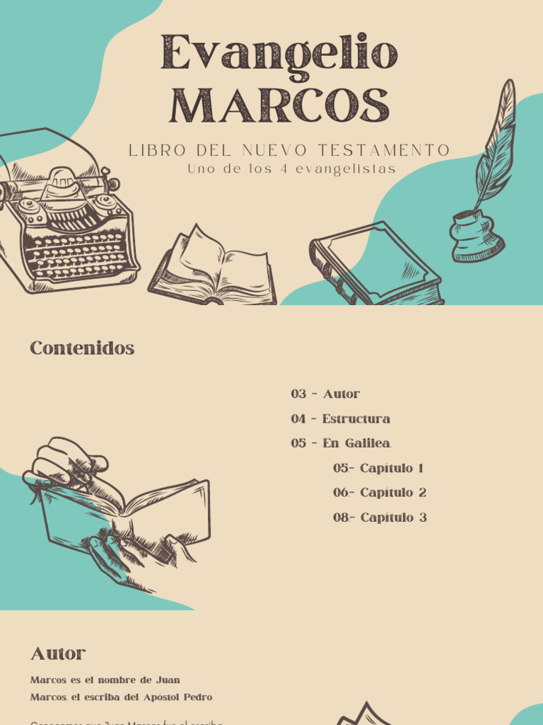 Evangelio de Marcos | PDF | Jesús | Juan el apóstol