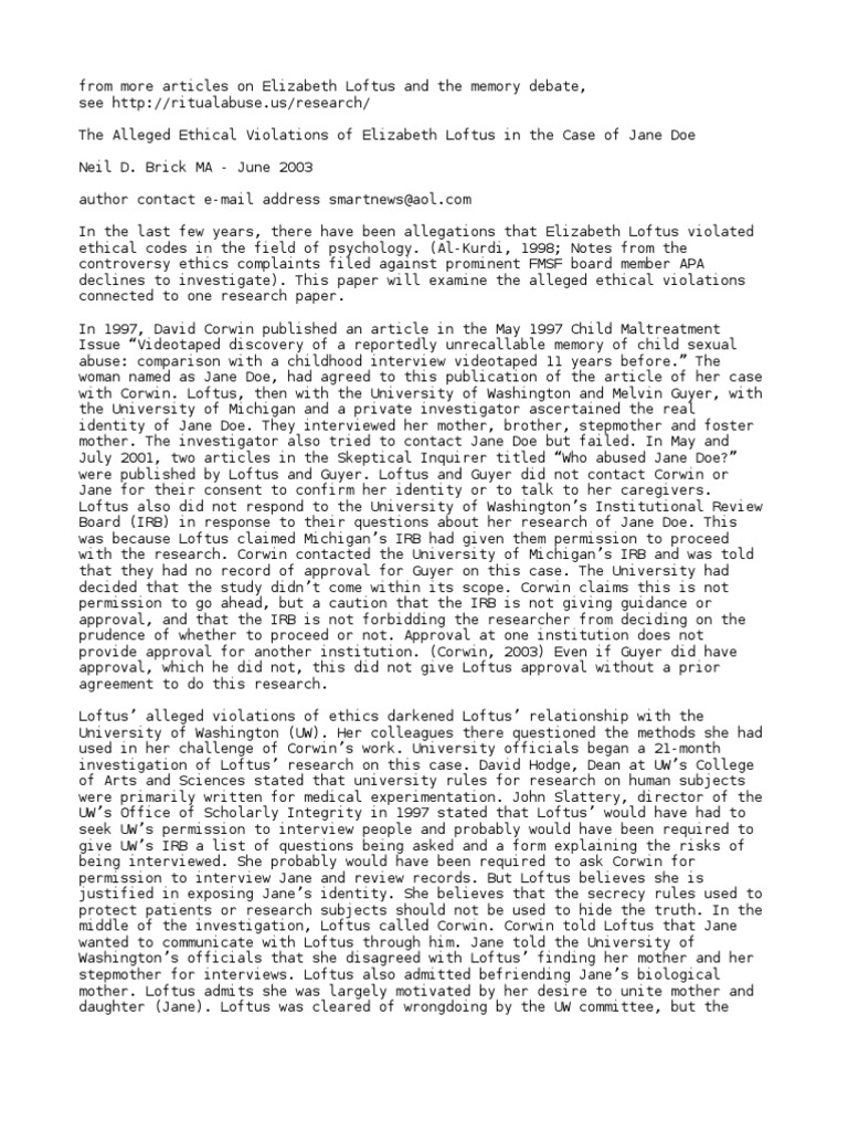 Loftus and palmer car crash study image