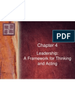 Leadership: A Framework For Thinking and Acting