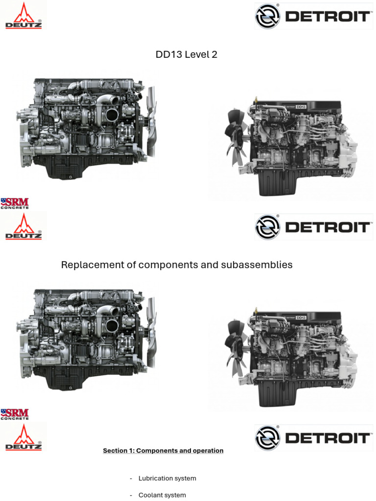 DD13 Level 2 Training Presentation | PDF | Pump | Thermostat