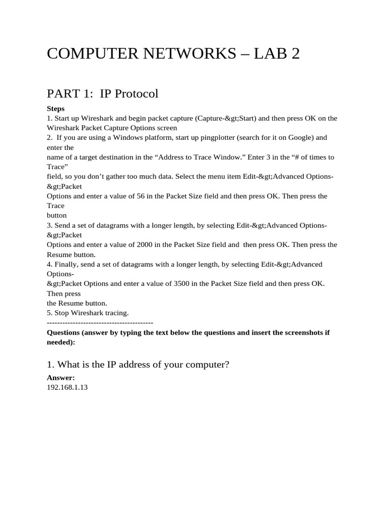 B23DCCE052_NguyenTrongNamKhanh_Lab2 | PDF | Internet Protocols | Ip Address