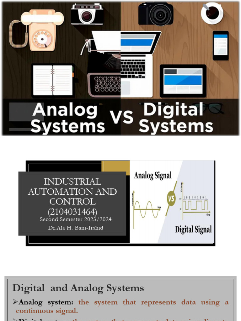 Analog and Digital Systems | PDF | Analog To Digital Converter ...