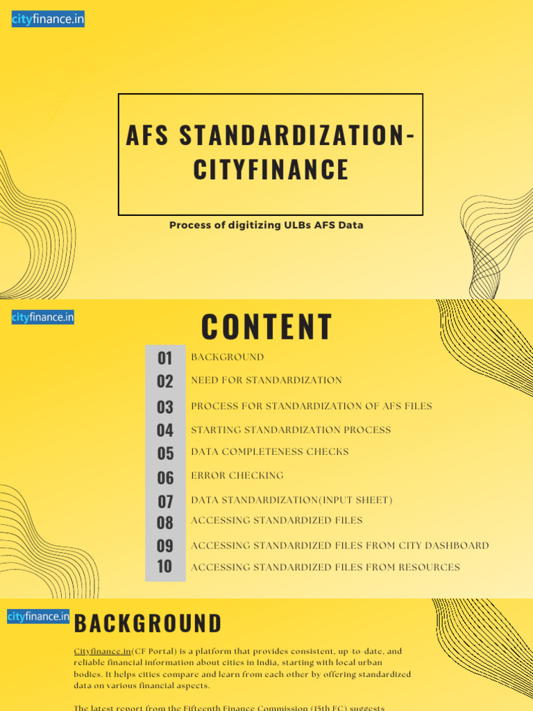 Standardization Process of Annual Financial Statement of Ulbs f6e6b60b ...