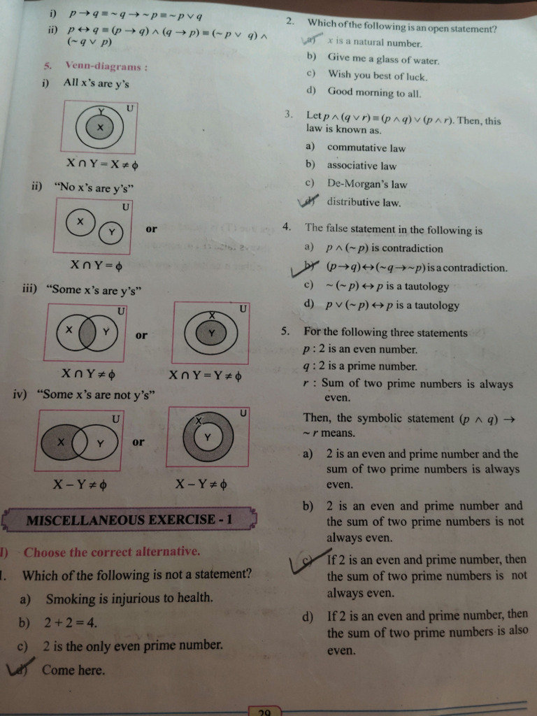 Maths 1 Objectives | PDF