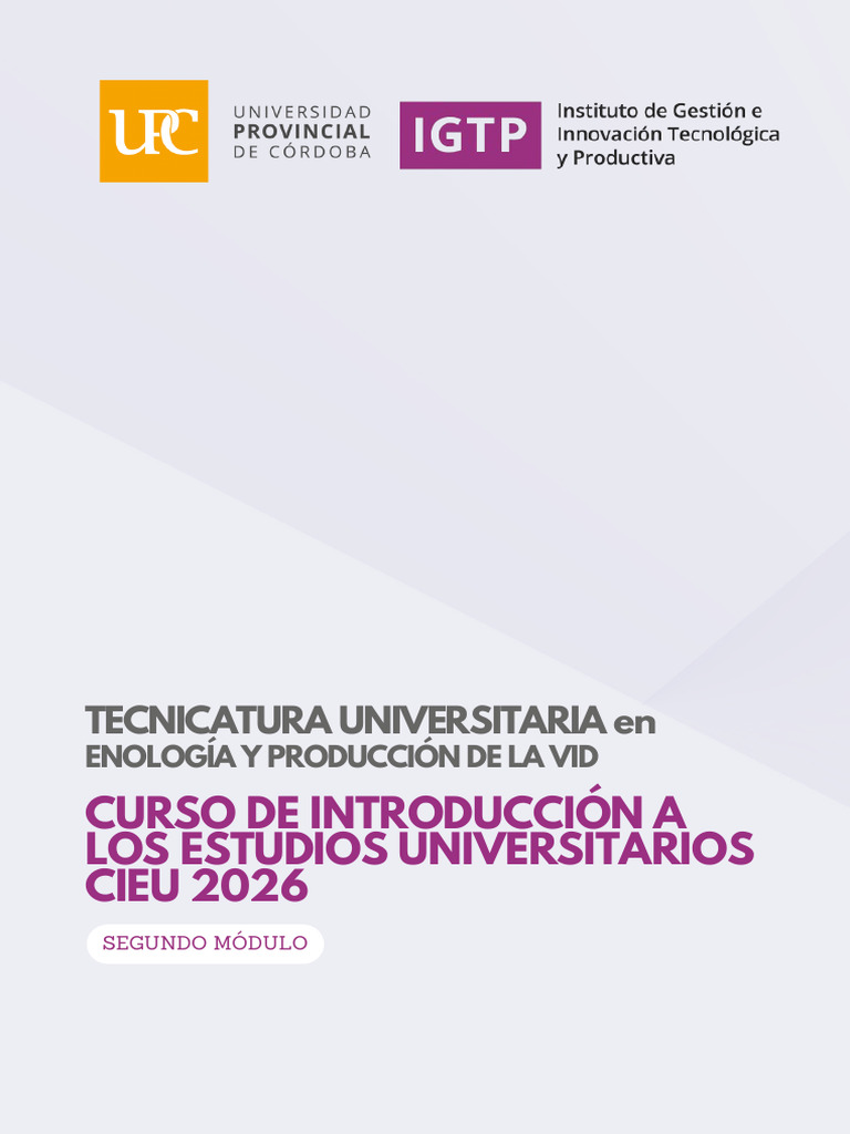 Material de Estudio CIEU T.U. en Enología y Producción de la VID | PDF ...
