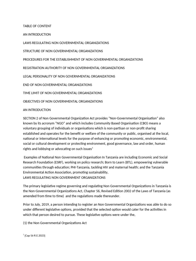Ngo's Registration | PDF | Non Governmental Organization | Justice