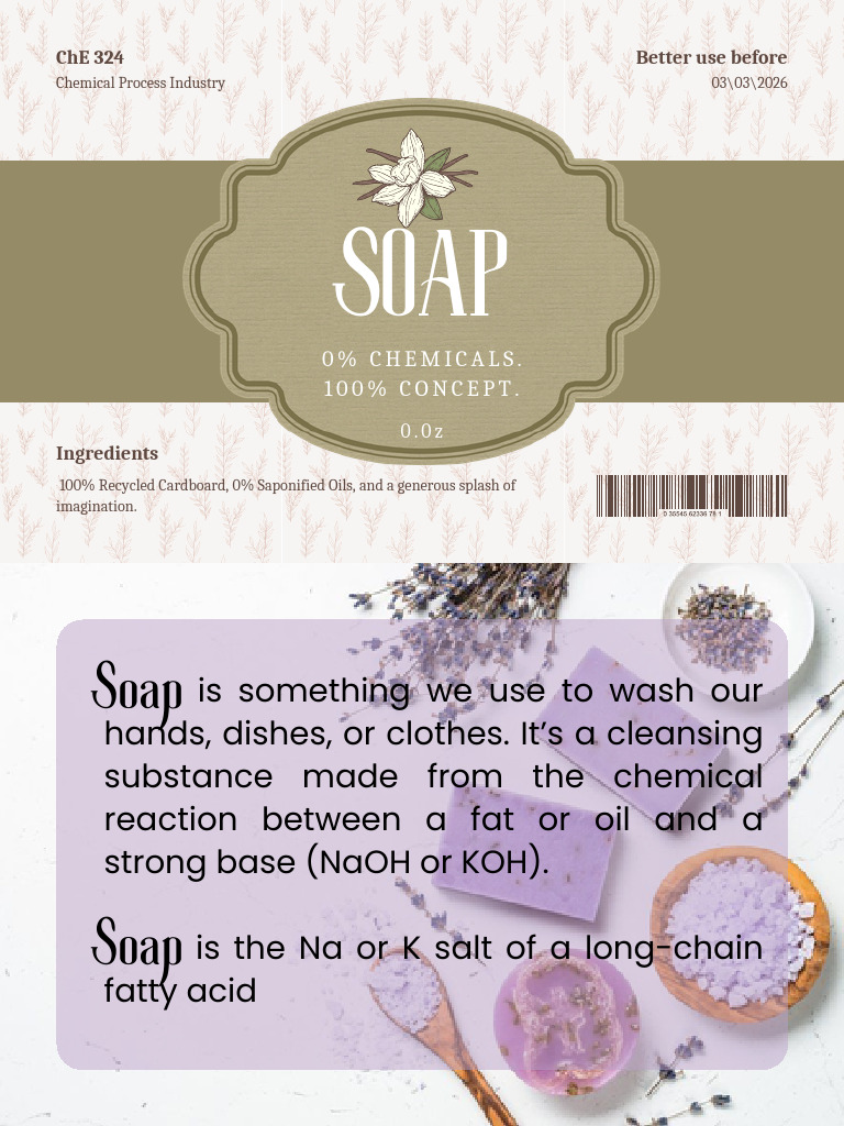 Soap and Detergent | PDF | Detergent | Soap