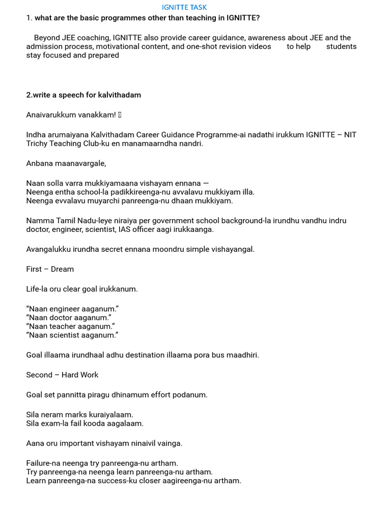 Ignitte Task | PDF | Cognition