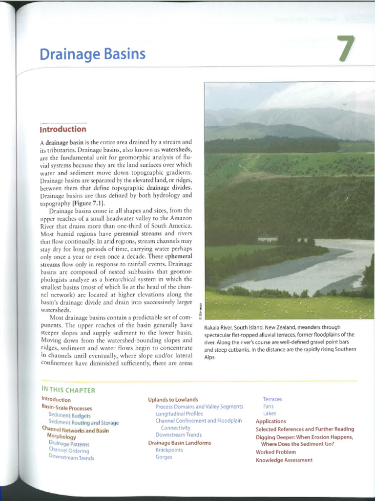 Chap7 Drainage Basins | PDF