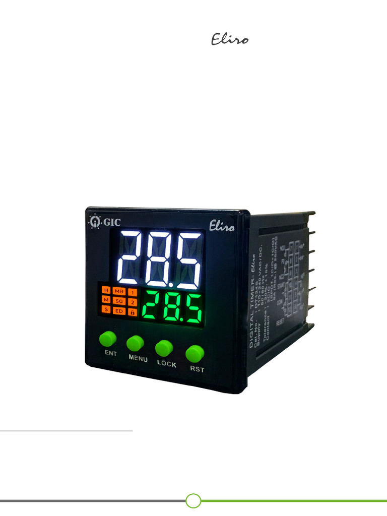 Digital Timer DT124S Catalog | PDF | Relay | Alternating Current