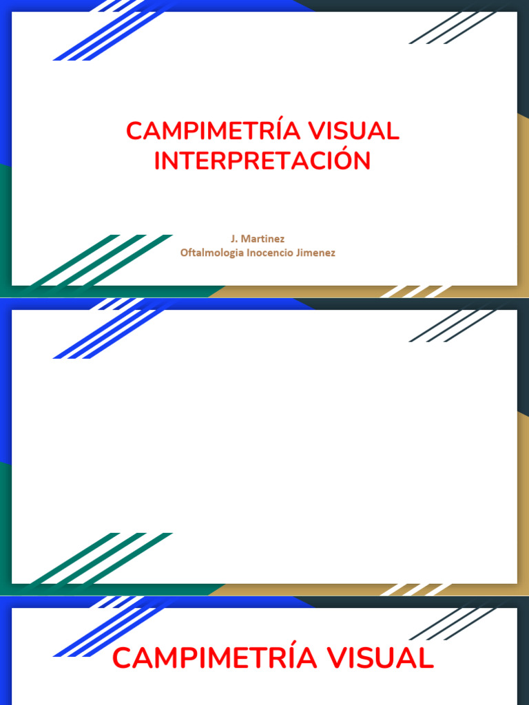 Campimetría Visual Interpretación | PDF | Decibel | Glaucoma