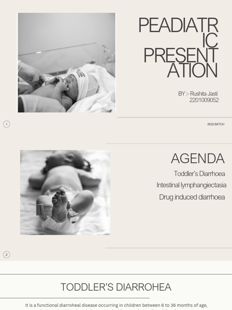 PeadiAtric Presentation | PDF | Diarrhea | Gastrointestinal Tract