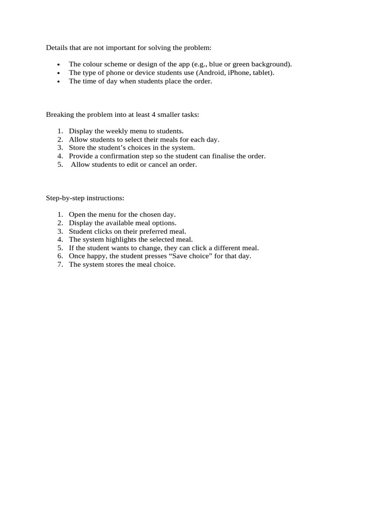 Computing Home Work | PDF