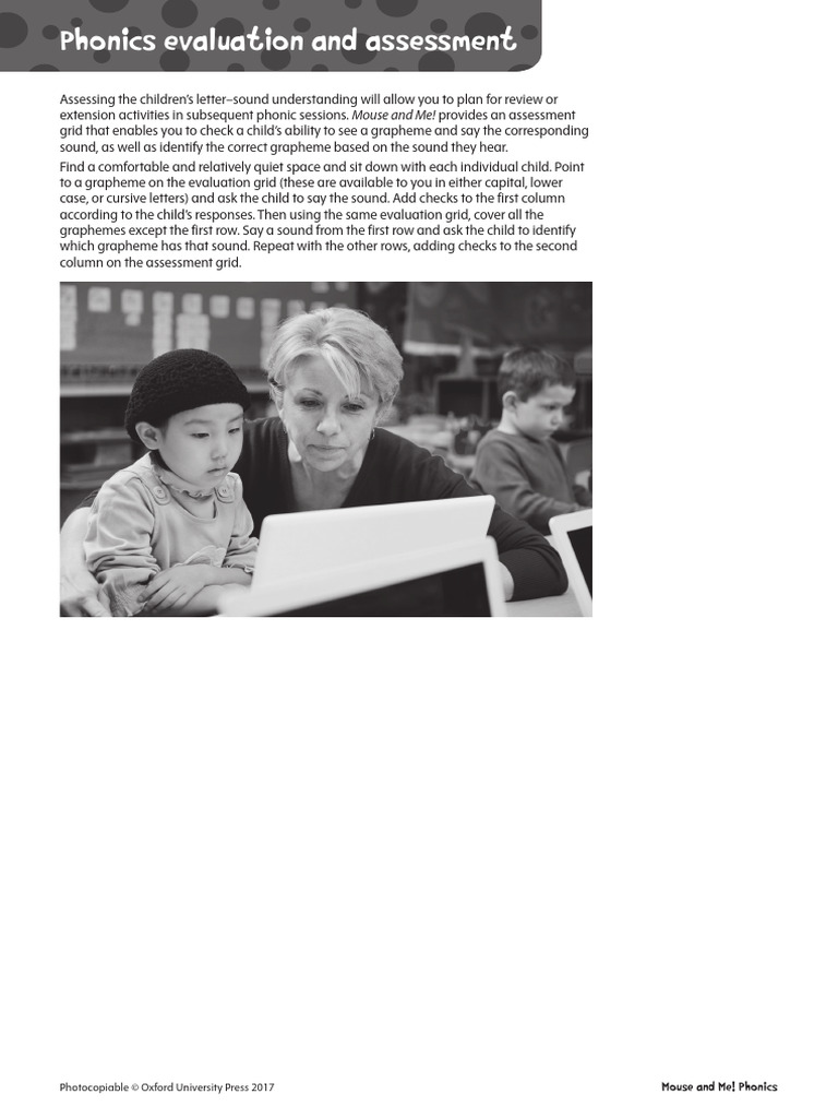 05 MaM Phonics Evaluation MEX | PDF | Phonics | Written Communication