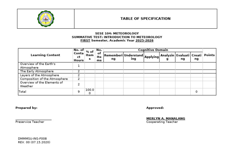 Tos Template | PDF