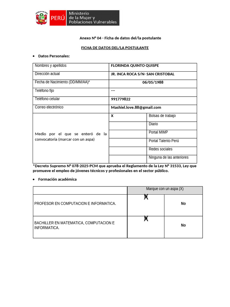 Anexos de Reniec | PDF | Privacidad de la información | Justicia