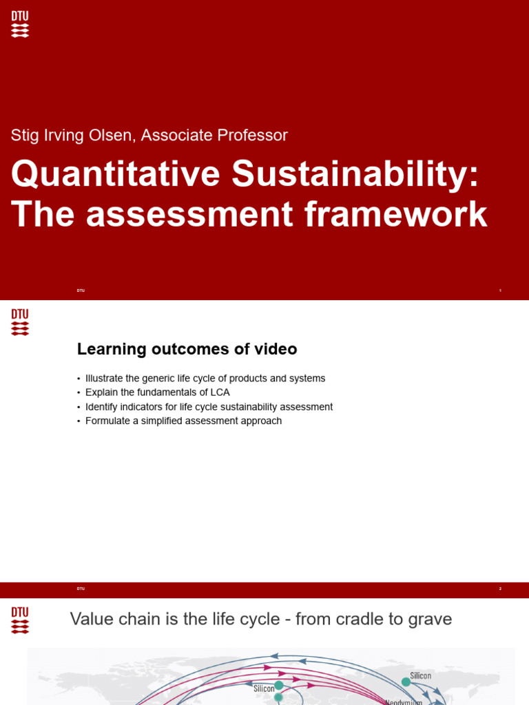 Module 2 framework and LCA | PDF | Life Cycle Assessment ...