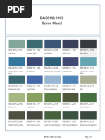 Bs381c Colour Chart For Paints | PDF | Green | Camouflage