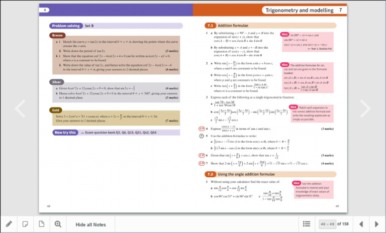 Edexcel A Level Mathematics Pure Mathematics Year 2 Practice Book ...