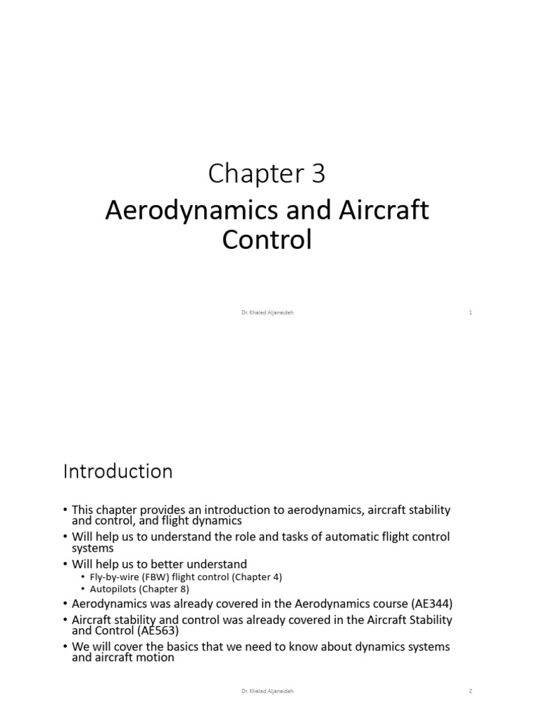 Chapter 3 Aerodynamics and Aircraft Control - Modified | PDF | Aviation ...