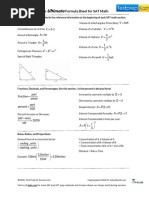 Year 11 Mathematics Methods Formula Sheet | PDF | Trigonometric ...