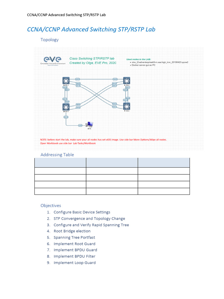 1-1 Switching STP RSTP | PDF | Network Protocols | Computer Engineering