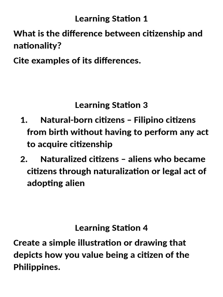 Learning Station 2 | PDF