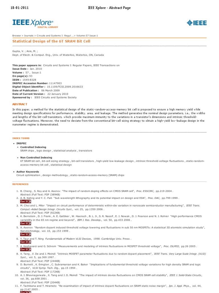 IEEE Xplore - Abstract Page | PDF