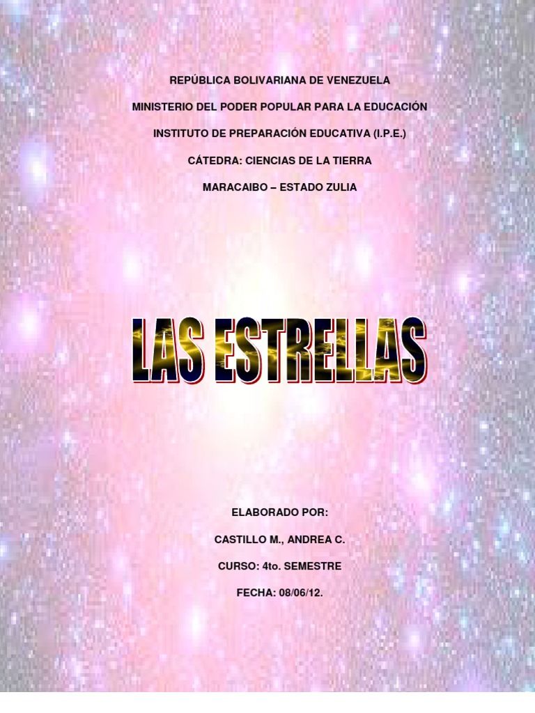 Las Estrellas | PDF | Estrellas | Supernova