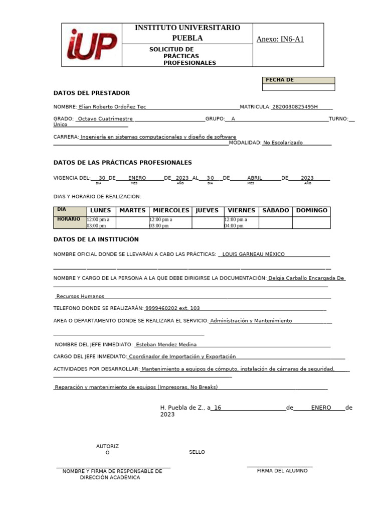 Prácticas Profesionales IUP | PDF | Informática