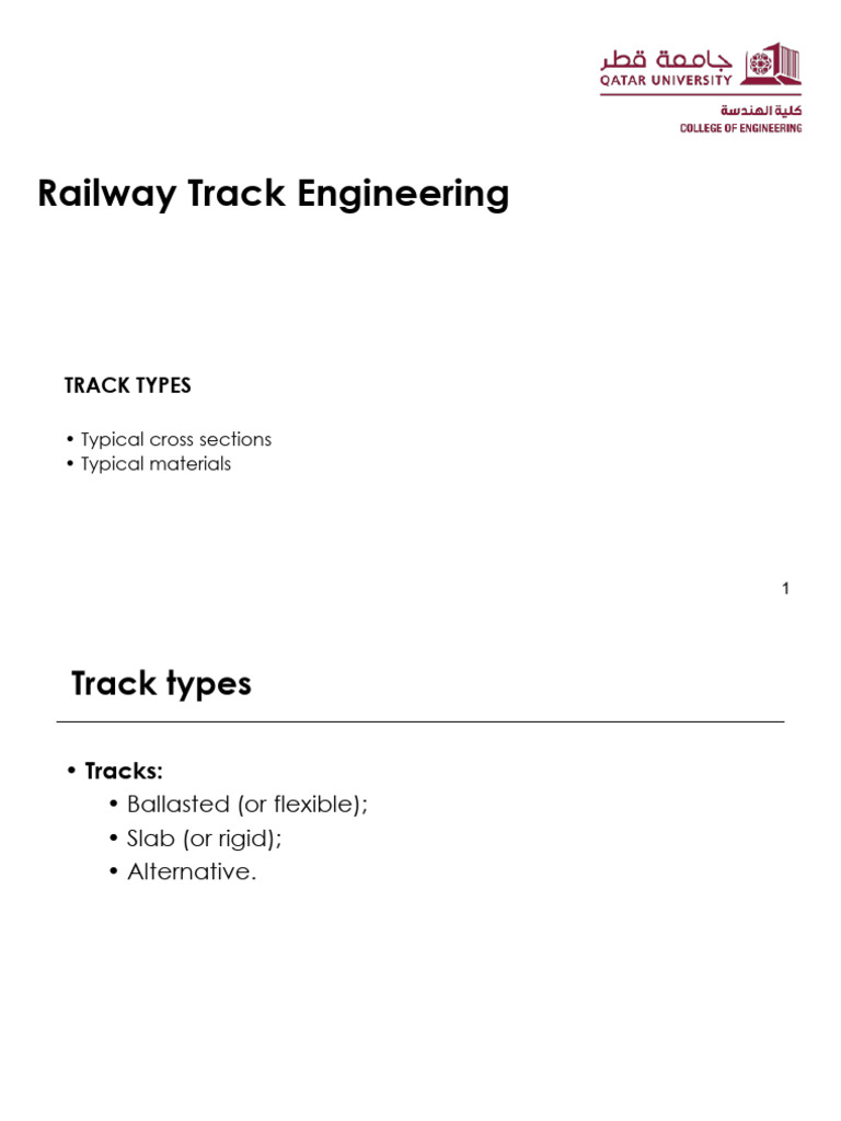 03b Track Types | PDF | Concrete | Civil Engineering