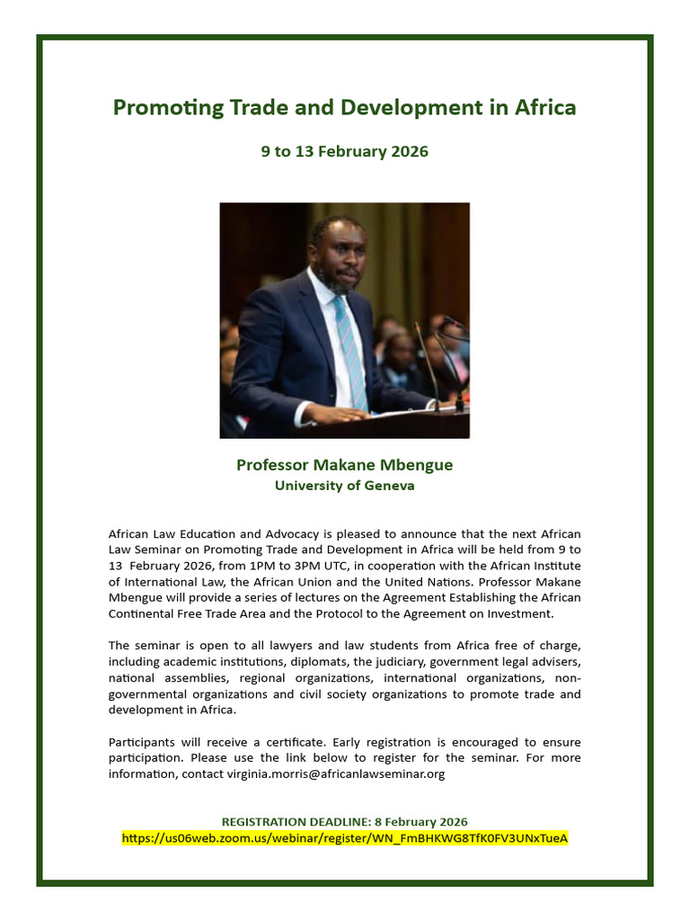 Trade and Development Brochure Rev1 | PDF