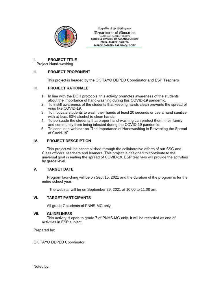 Ok Ka Deped Program Proposal | PDF