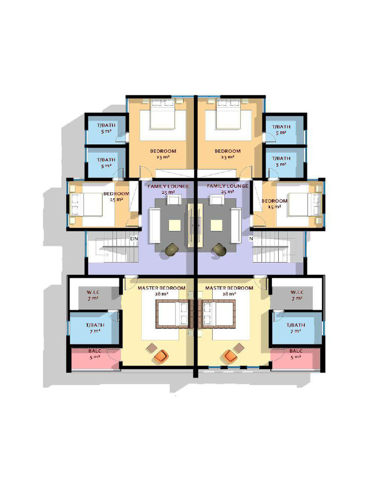 4 Bedroom Semi Detached Plans Ogombo Page 0002 1 | PDF