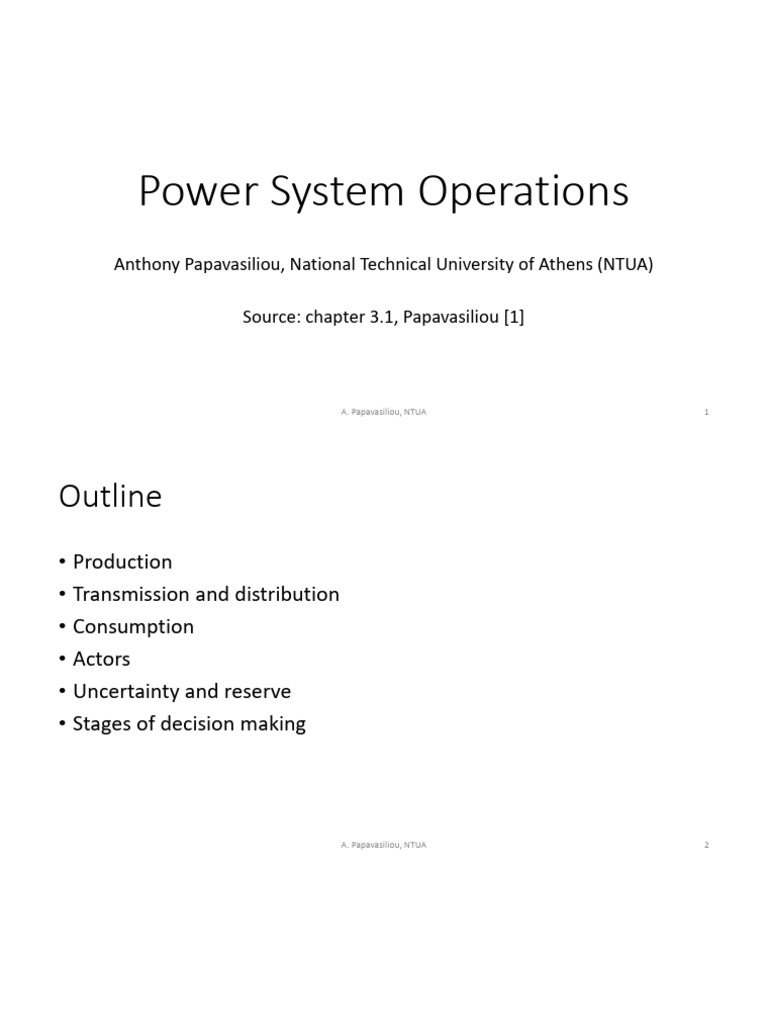 Ch-3.1-Power-system-operation | PDF | Average Cost | Demand