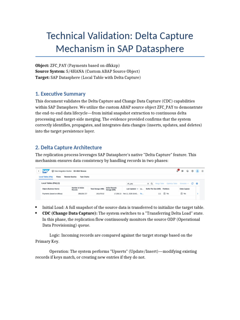 Delta Capture Validation | PDF | Computing | Data Management