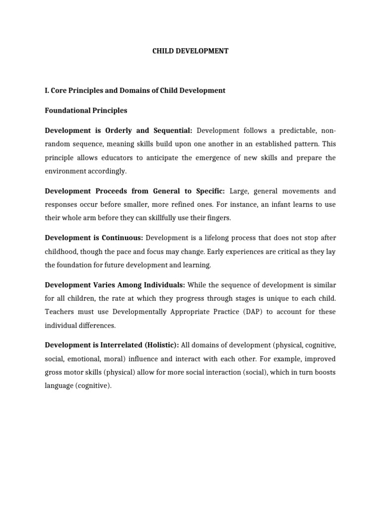 Child Development | PDF | Attachment Theory | Child Development