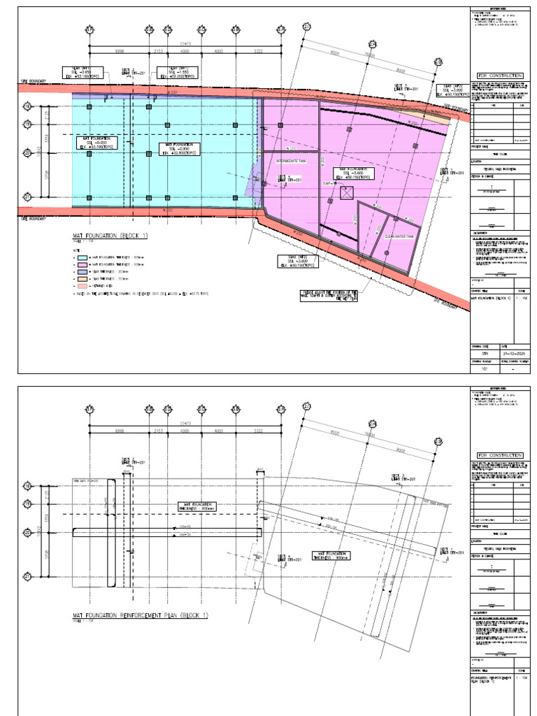 Str_for Construction_the Cube Foundation Block 1-24-12-2025 | PDF