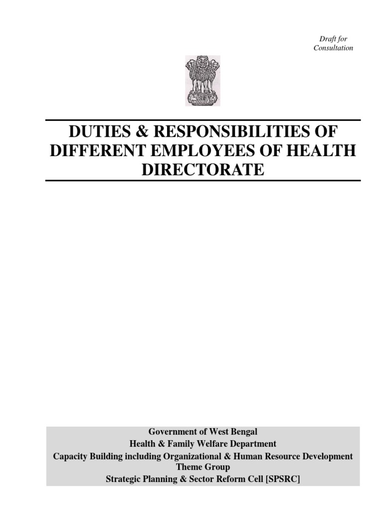 Duties and Responsibilities | PDF | Hospital | Physician
