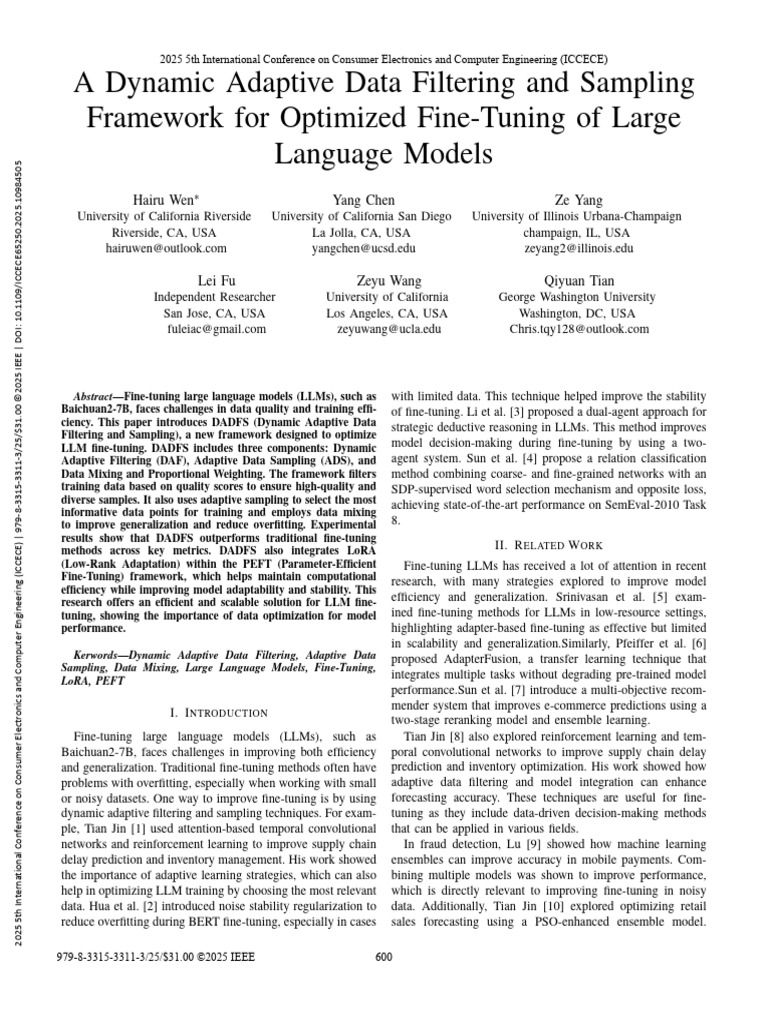 A Dynamic Adaptive Data Filtering and Sampling Framework for Optimized ...