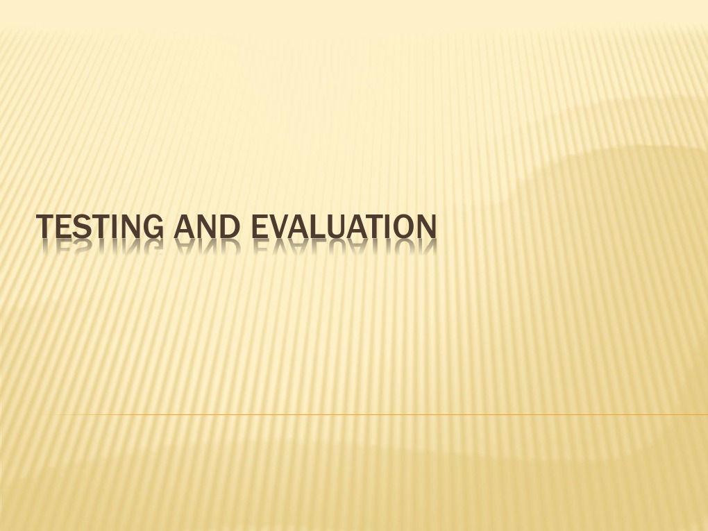 Testing and Evaluation in Education | PDF | Test (Assessment) | Teachers