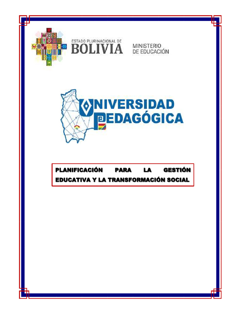 La Planificación en La Gestión Educativa | PDF | Planificación | Enseñando