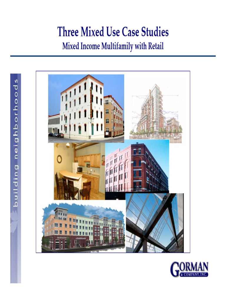 Mixed Use Case Studies GG | PDF | Mixed Use Development | Apartment