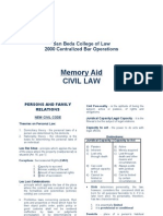 Memory Aid-CIVIL (Property)