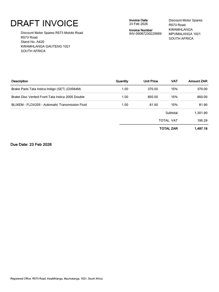Invoice INV-00067230225669 | PDF