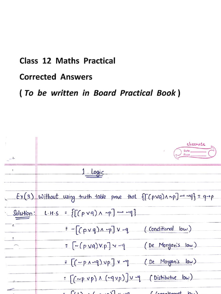 Maths Xii Practical | PDF
