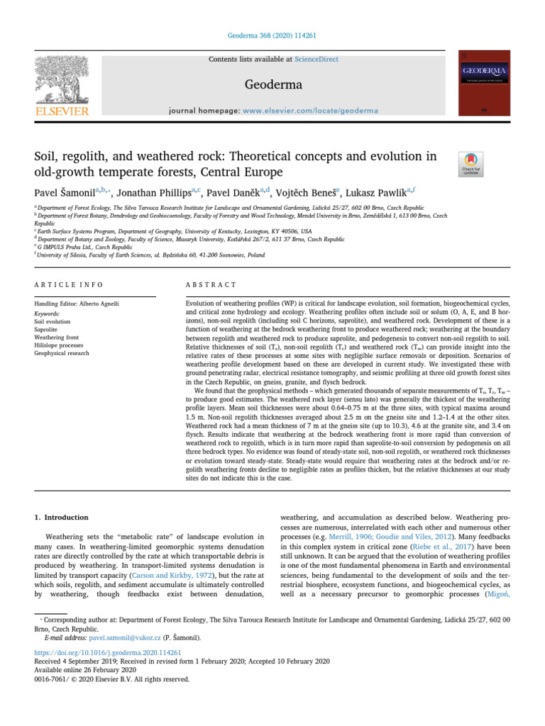 Soil Weathered Rock | PDF | Soil | Weathering